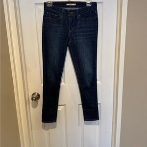 Levi’s Skinny 711 Women's Dark Blue Jeans Midrise Size 27